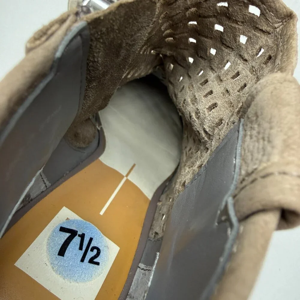 EUC Dolce Vita Spence Woven Ankle Boots